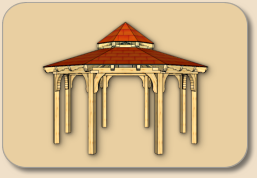 Holz Pavillon