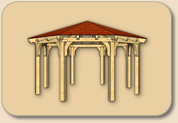 Pavillon aus Holz Preis